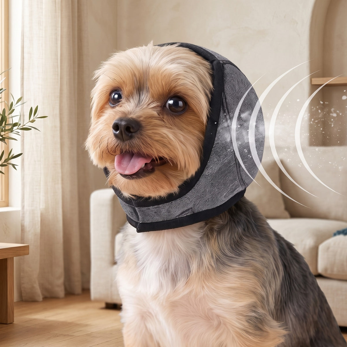 Orejeras antirruido que calman a tu perro